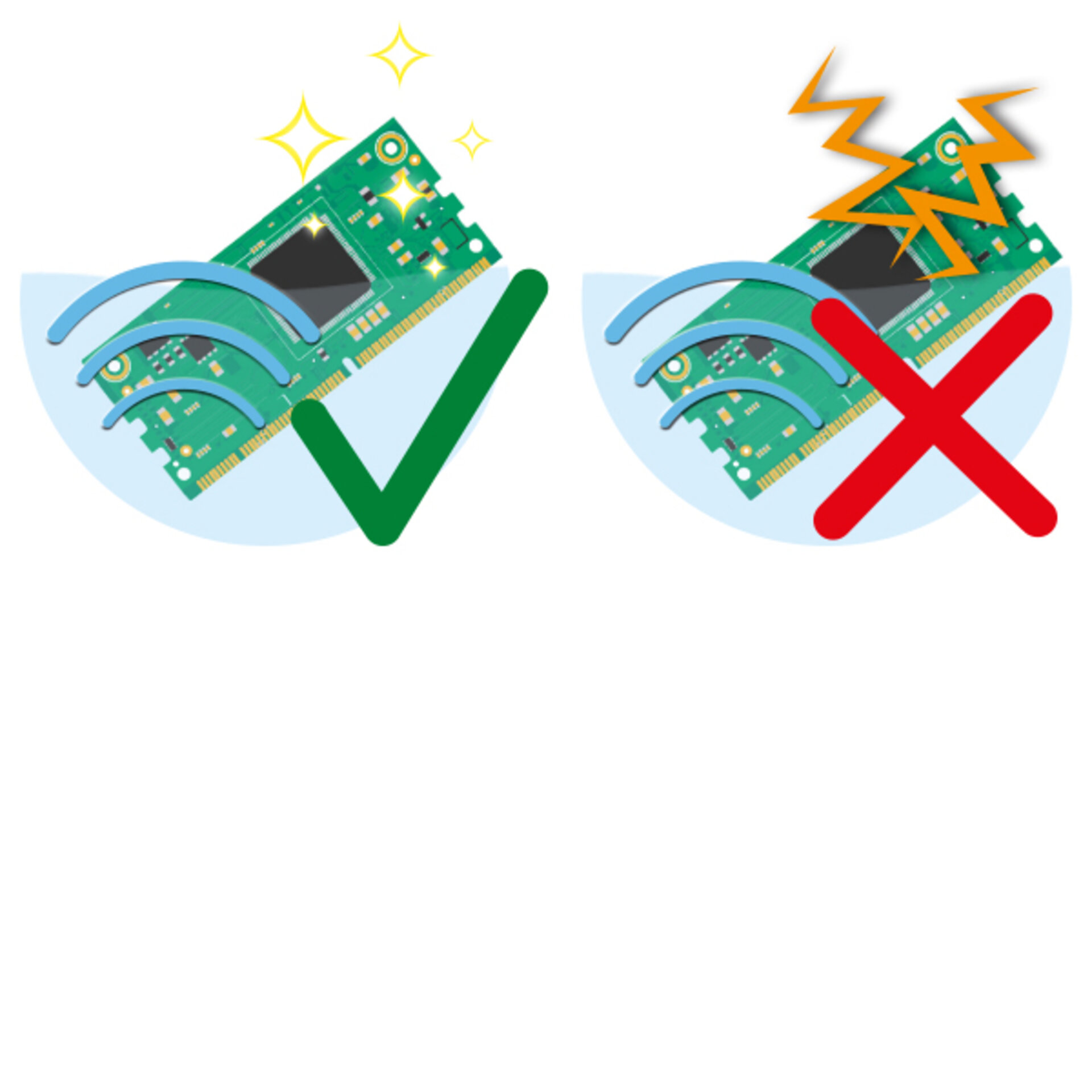 Ultrasonic cleaning of PCBs – removing flux residues from electronic assemblies safely. | © @ZESTRON