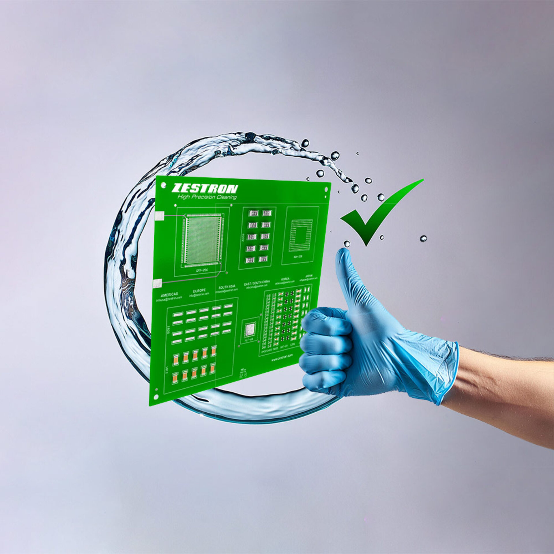 Rinsing water quality for cleaning assemblies  | © @Zestron