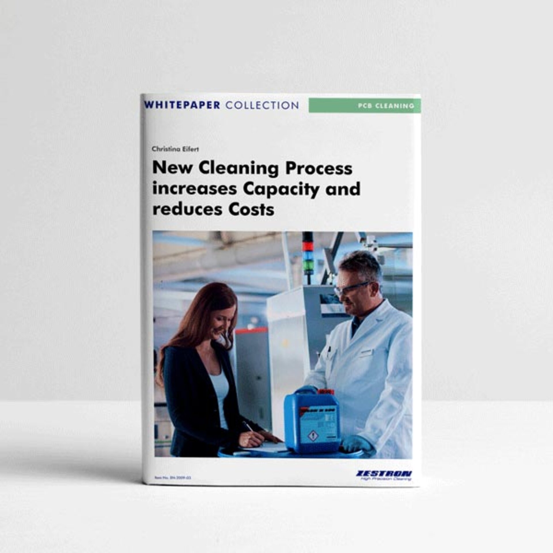 Whitepaper cover on the topic of guidelines for the procurement and monitoring of cleaning systems.