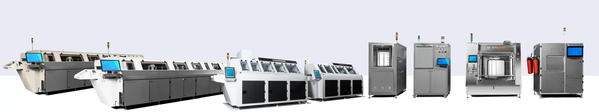 batch and inline cleaning machines found inside of zesrton technical center in manassas virginia 