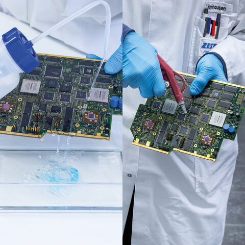 ZESTRON FLUX TEST Apply indicator liquid