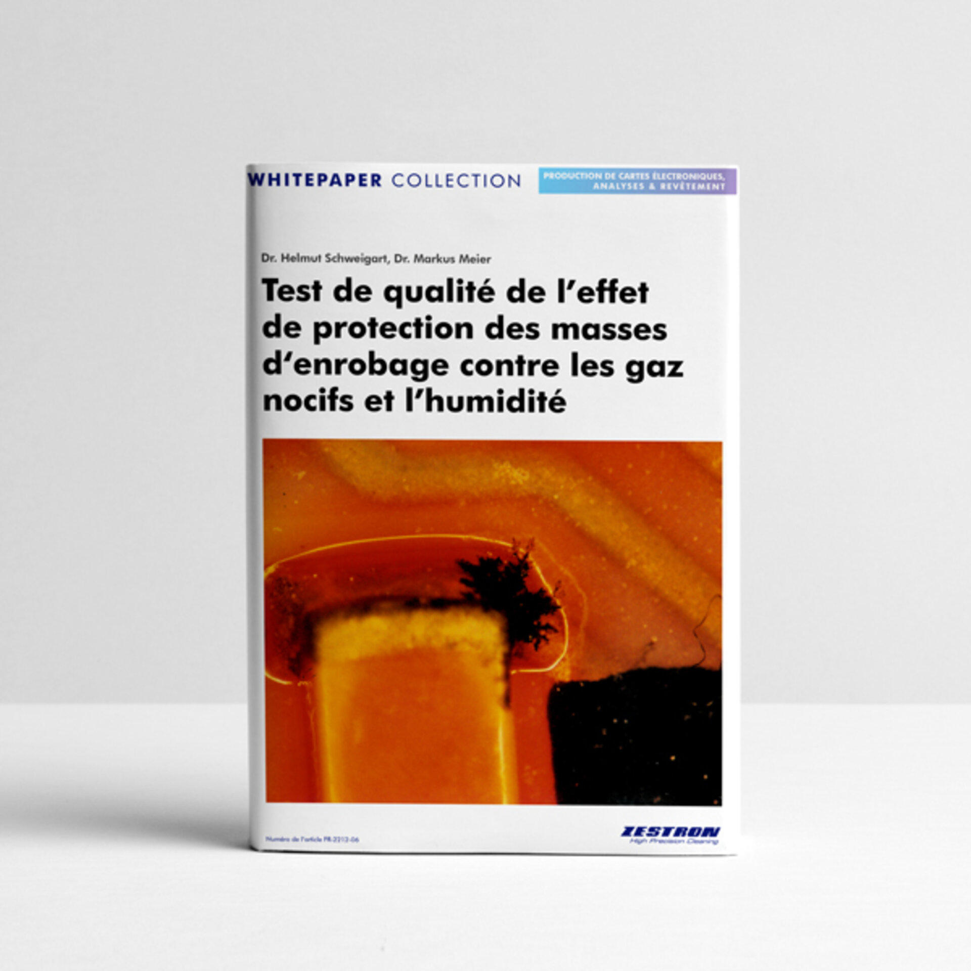 Test protection masses d`enrobage gaz l`humidite